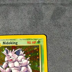 Nidoking 011/130 Base Set 2 Holo Rare Pokemon Card 2000 - Image 4