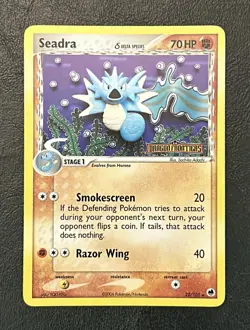 Pokemon TCG: Seadra Delta Species 22/101 Dragon Frontiers Reverse Holo Stamped - Image 1