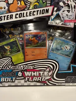 Pokemon TCG Black Bolt And White Flare Poster Collection Box - In Hand - Image 2