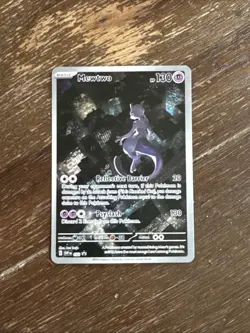2023 Pokemon 052 SVP EN Mewtwo Black Star Promo Mint - Image 1