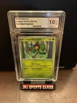 NM Pokemon Teal Mask Ogerpon 026/182 Sv10: Destined Rivals - Image 1
