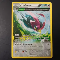 Pokemon UNFEZANT 81/108 - XY Roaring Skies RARE - Image 1