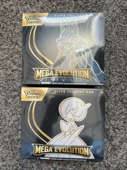 Pokemon Mega Evolution Elite Trainer Box ETB Set of 2 Lucario & Gardevoir Sealed - Image 1
