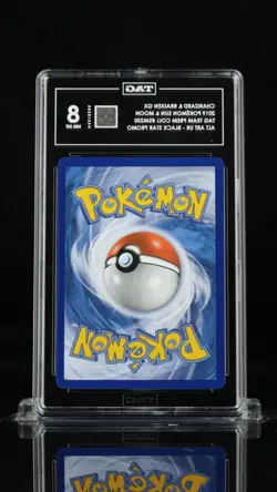 2019 POKEMON SM BLACK STAR PROMO #SM230 FULL ART/CHARIZARD & BRAIXEN GX TAG 8 - Image 2