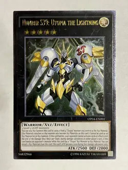 Number S39: Utopia the Lightning OP04-EN001 Ultimate Rare English Lightly Played - Image 1
