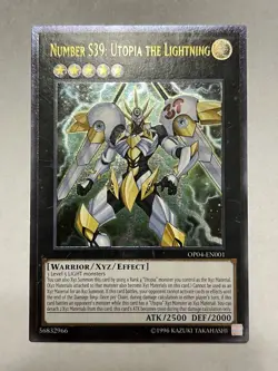 Number S39: Utopia the Lightning OP04-EN001 Ultimate Rare English Lightly Played - Image 3