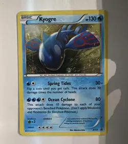 Pokemon Card Black Star Promo - 2015 Kyogre XY51 HP - Image 1