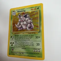 Pokemon Nidoking Holo Rare TCG Card 11/102 Base Set - Image 2