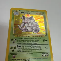 Pokemon Nidoking Holo Rare TCG Card 11/102 Base Set - Image 3