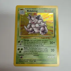Pokemon Nidoking Holo Rare TCG Card 11/102 Base Set - Image 5