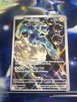 Pokemon SV Promo 209 Thundurus Holo – Scarlet & Violet – Rare Promo Card – NM - Image 1