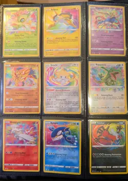 Pokemon TCG Amazing Rare Complete 9 Card Set Vivid Voltage & Shining Fates NM - Image 1