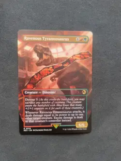 MTG Ravenous Tyrannosaurus Jurassic World Collection 0018 Regular Rare - Image 1