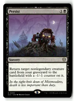 1x MTG Persist NM Normal R Commander: Lorwyn Eclipsed 83 - Image 1