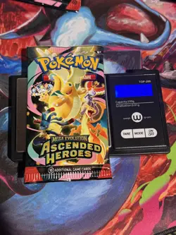 VERY HEAVY! 22.35!!! Pokemon Ascended Heroes Booster Pack (SEALED) GOD PACKUUU - Image 1