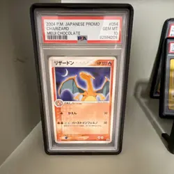 Pokemon Charizard Meiji Chocolate Promo 2004 Japanese #054 PSA 10 - Image 1
