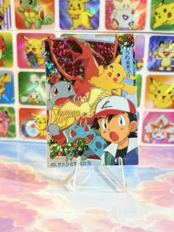 Pokemon Charizard Vintage Pocket Monsters Vending HOLO Prism Sticker 99 Nintendo - Image 3