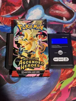 VERY HEAVY! 22.44!!! Pokemon Ascended Heroes Booster Pack (SEALED) GOD PACKUUU - Image 1