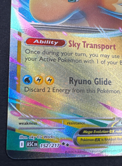 MEGA DRAGONITE EX 152/217 NM DOUBLE RARE ASCENDED HEROES POKEMON 2026 - Image 4