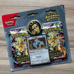 Pokemon Ascended Heroes 2 Pack Blister Larry's Komala - New & Sealed ✅🚚 - Image 1