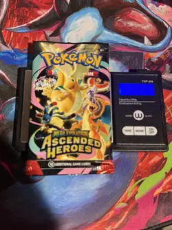 VERY HEAVY! 22.60!!! Pokemon Ascended Heroes Booster Pack (SEALED) GOD PACKUUU - Image 1