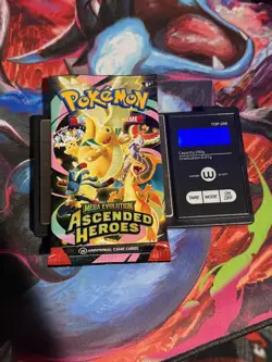 VERY HEAVY! 22.63!!! Pokemon Ascended Heroes Booster Pack (SEALED) GOD PACKUUU - Image 1