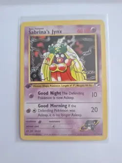 Sabrina’s Jynx 1st Edition 57/132 WOTC Vintage Pokemon MINT Gym Challenge - Image 1