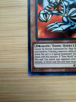 Yu-Gi-Oh Blue Eyes Toon Dragon SRL-EN000 25th Anniversary NM ✨ - Image 4