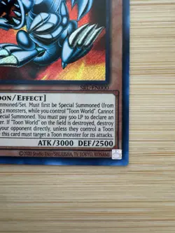 Yu-Gi-Oh Blue Eyes Toon Dragon SRL-EN000 25th Anniversary NM ✨ - Image 5