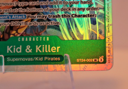 One Piece ST24-002 Kid & Killer Super Rare - Image 5