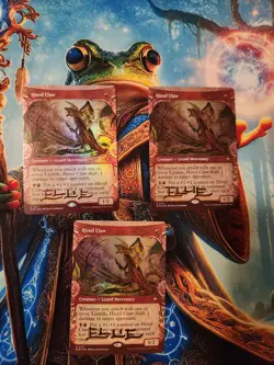 MTG Hired Claw - Bloomburrow Showcase Foil - Shadow Signed By Artist, LP - Image 1