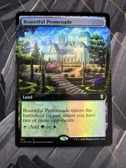 Bountiful Promenade (Extended Art) Battle for Baldur's Gate Foil - Image 1