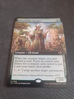 MTG Formidable Speaker Extended Art Foil 0366 Lorwyn Eclipsed M/NM Free UK P&P - Image 1