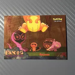 Pikachu’s Vacation Topps Success 55 Textured Holo Black Logo Pokemon Card - Image 1