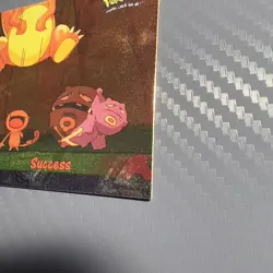 Pikachu’s Vacation Topps Success 55 Textured Holo Black Logo Pokemon Card - Image 4