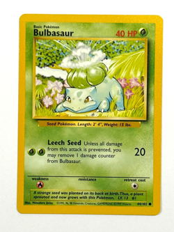 Pokemon TCG Bulbasaur 44/102 Common Base Set - Image 1