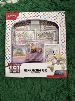 Pokemon TCG: Scarlet & Violet-151 Alakazam ex Collection Box 820650855269 - Image 1