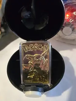 1999 Burger King Pokemon 23K Gold Plated Cards with 2 Balls Sealed 4 Open - Image 4