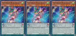 3x Performage Wind Drainer | MZTM-EN051 | Rare | 1st Ed | NM | YuGiOh - Image 1