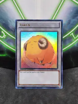 Yugioh Yellow Sheep Token LC04-EN007 Ultra Rare Limited Edition LP - Image 1