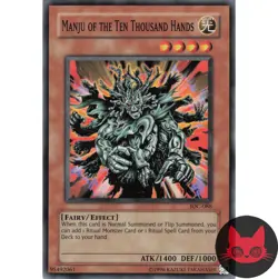 Yugioh Manju of the Ten Thousand Hands IOC-088 Common NM - Image 1