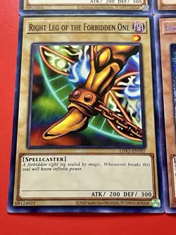 Exodia Full 5 Piece Set | LDK2 + Exodia, The Legendary Defender | YuGiOh! - Image 3