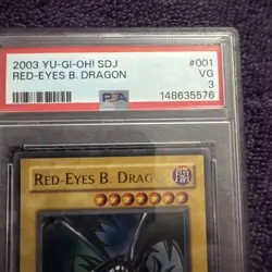 Yu-Gi-Oh! Red-Eyes B. Dragon Starter Deck Joey Unlimited SDJ-001 PSA 10 Gem Mint - Image 2