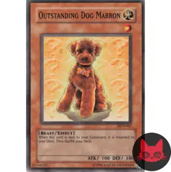 Yugioh Outstanding Dog Marron DCR-062 Common NM - Image 1