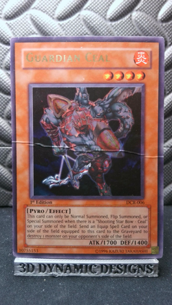 | Yugioh Guardian Ceal DCR-006 1st Edition Ultra Rare Dark Crisis DMG 🔥 | - Image 1