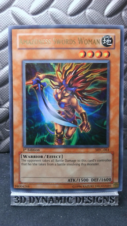 | Yugioh Amazoness Swords Woman MFC-061 1st Ultra Rare Magicians Force DMG 🔥 | - Image 1