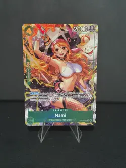 Nami (Alternate Art) OP14-031 The Azure Sea's Seven Foil English - Image 1