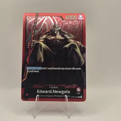 Edward Newgate Leader OP02-001 Alt Art One Piece TCG Four Emperors Special Goods - Image 1