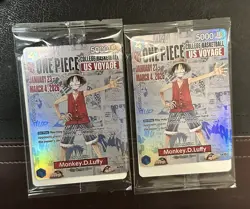 🏀One Piece Monkey.D.Luffy US College Basketball Promo Card *SEALED* - Image 1