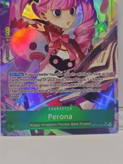 Perona (Alt Art) OP12-034 SR Legacy of The Master ONE PIECE Card Game - Image 4